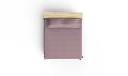 L'essentiel linge de maison Sábanas de piqué dobles Púrpura 220 x 240 cm